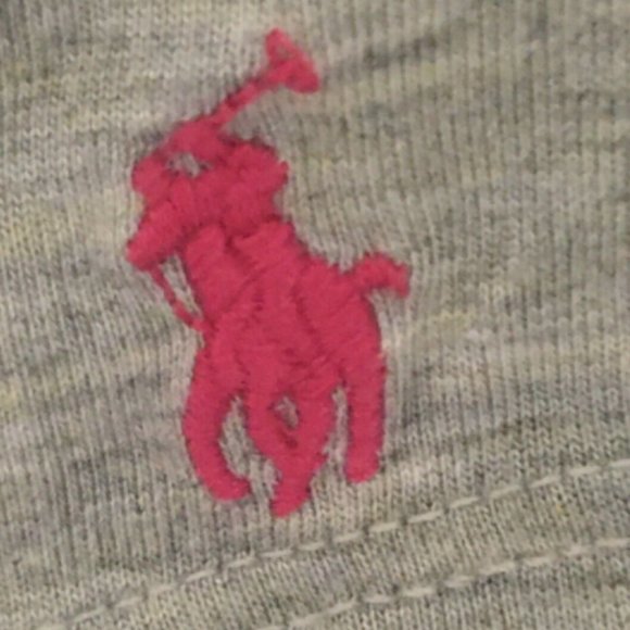 Polo Ralph Lauren Girls Gray Top XL (16) Size - Picture 3 of 4